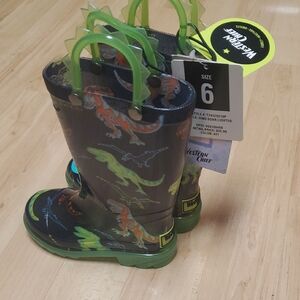 Western Chief Dino Adventure Rain Boots Toddler Size 6